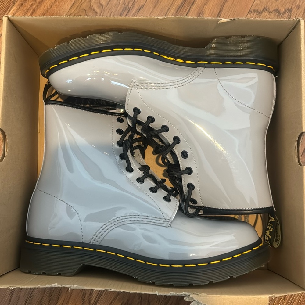 New Dr. Martens Zinc Grey Sz10